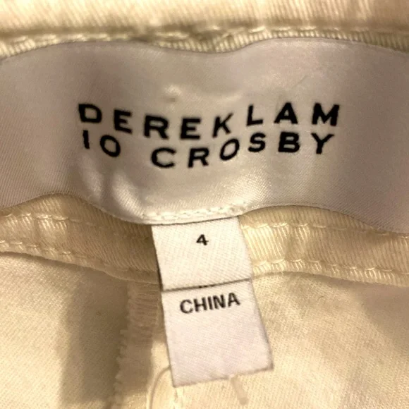 Derek Lam 10 Crosby ELIAN UTILITY PANTS$295COLOR: WASHED WHITE